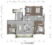 印未来小区1期4室2厅2卫125.00平户型