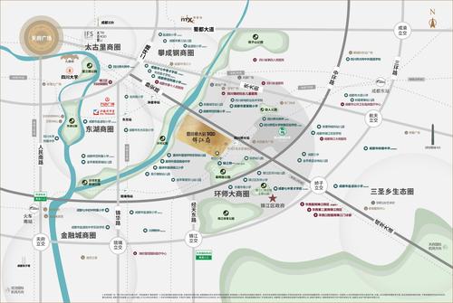 静桉南苑1期区位图