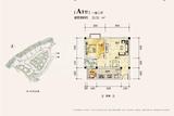 平乐上河郡 1室2厅1卫 51.51平米