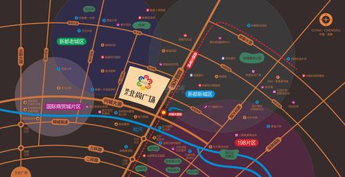 雄飞北尚广场区位图