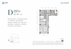 星瀚名邸1期（天府未来城四期）3室2厅3卫257.00平户型