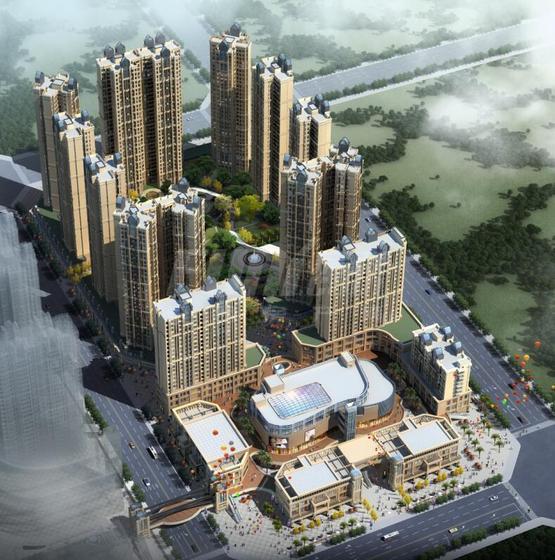 希望未来城4号地块一期总平图
