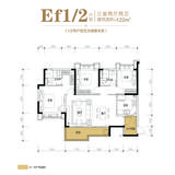 恒大林溪郡 3室2厅2卫 122.00平米