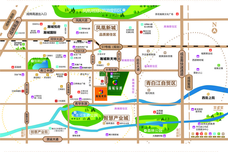 区位图