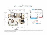 派城西樾小区2期 3室2厅2卫 111.98平米