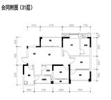 成功悦都 3室2厅2卫 89.15平米