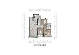 印江澜里1期 3室2厅2卫 95.00平米