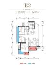 南峰·水岸华府1期3室2厅1卫88.48平户型
