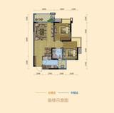 东湖郡 2室2厅1卫 69.91平米