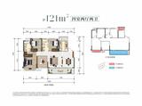 派城西樾小区2期 4室2厅2卫 120.83平米