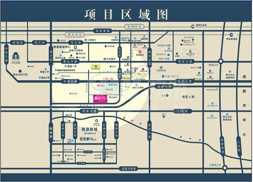润弘丽都区位图
