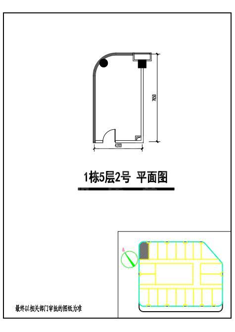 1号楼47.96户型图