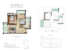 北城映像4期1室75.00平户型