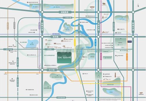 桂语江澜雅园1期区位图