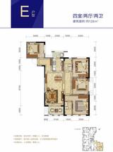 成都后花园四期城市商业广场 4室2厅2卫 126.96平米