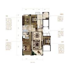 文儒德4室2厅2卫184.94平户型