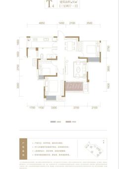 大都保峰玖著小区2期3室2厅1卫95.00平户型