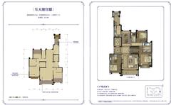 中国铁建西派国际2期3室2厅3卫172.00平户型