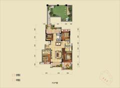 蓝光兰亭悦府1期4室2厅3卫140.00平户型