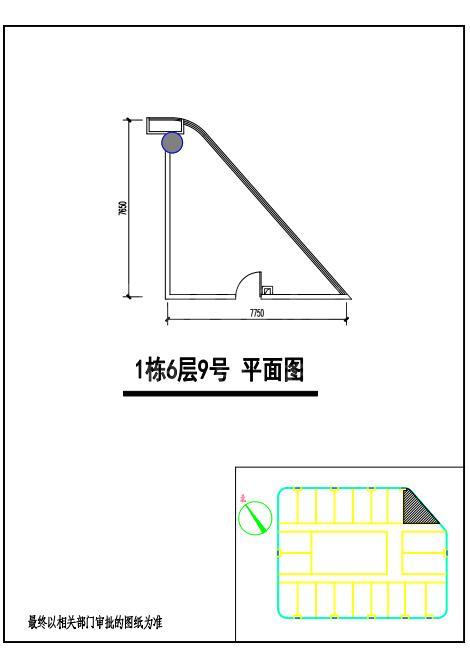 1号楼51.4户型图