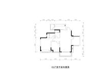 鹿溪樾府小区1期3室2厅2卫117.00平户型