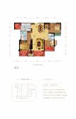 香悦府1期3室2厅2卫121.00平户型