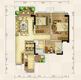 佳兆业8号·君樾1期 3室2厅2卫 98.00平米