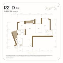 天府汇中心2期3室2厅2卫99.00平户型