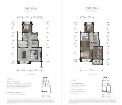 保利珑堂里院1期174.29平户型