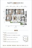 嘉禾澜府1期4室2厅2卫113.00平户型