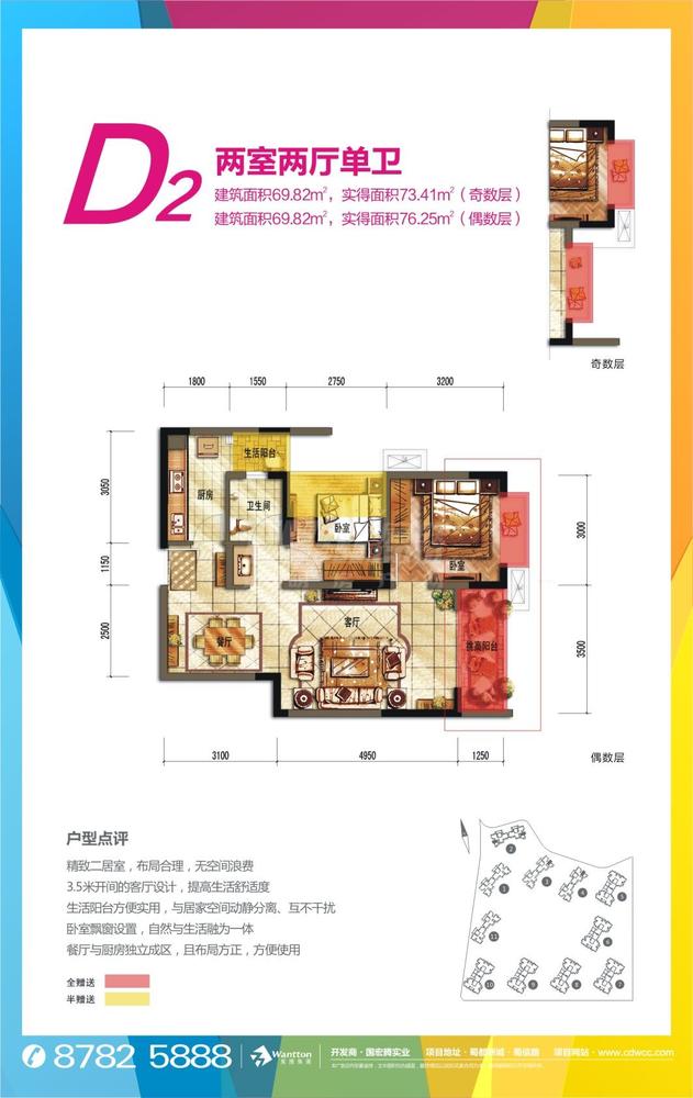 D2-奇数层