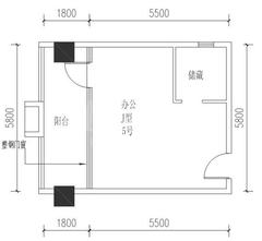 飞大壹号广场52.00平户型