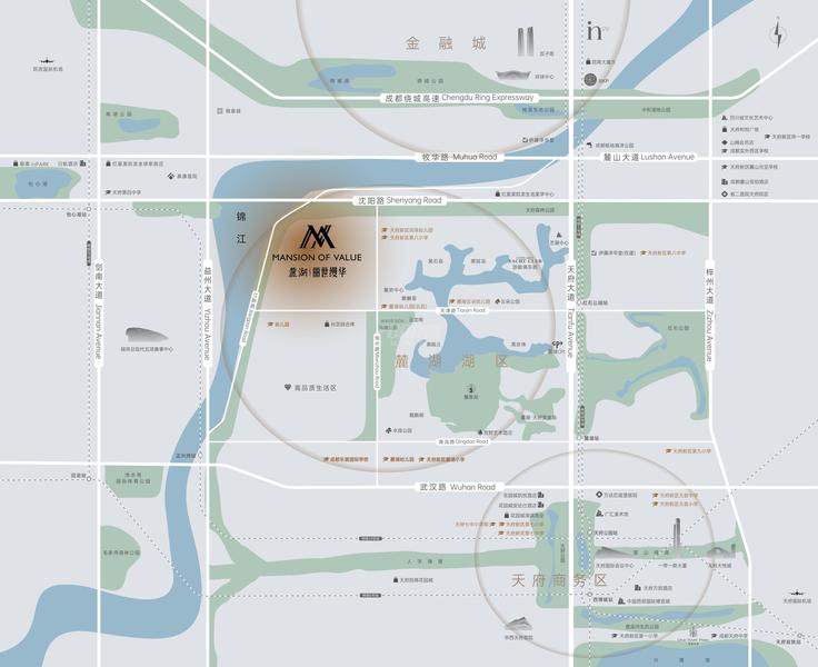 丽世缦华区位图