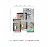 外滩·东岸天宸1期 3室2厅2卫 99.00平米