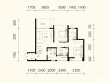 中房学府海棠 2室1厅1卫 86.00平米
