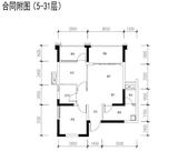 成功悦都 2室2厅1卫 67.52平米