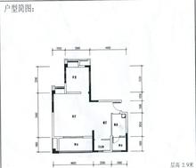 世豪嘉柏2室1厅82.89平户型