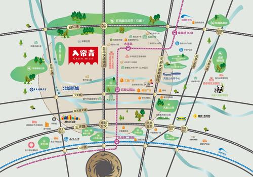 入帘青雅苑1期区位图