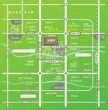 金香领邸区位图