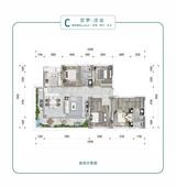 远洋森海境府1期 4室2厅2卫 143.19平米