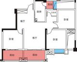 南岸华庭1期 3室2厅1卫 117.63平米