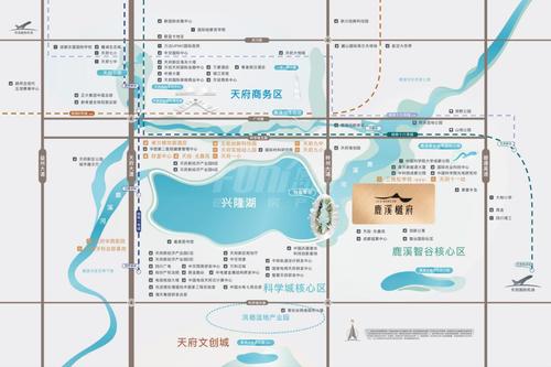 鹿溪樾府小区1期区位图