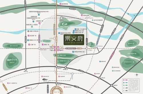 崇义府1期区位图