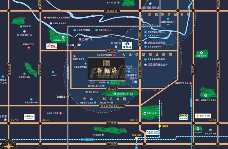 区位图