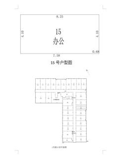 京蓉时代杉众广场1期50.74平户型