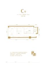 创新时代广场 1室1卫 66.03平米
