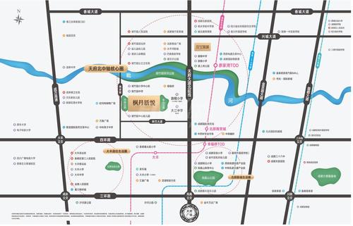 合能枫丹新悦名邸1期区位图