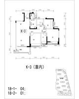 祥荣城市绿洲3期 3室2厅2卫 116.62平米