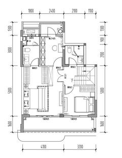 紫樾锦西府B区4室2厅2卫135.69平户型