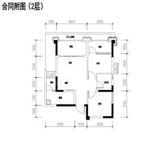成功悦都2室2厅1卫66.78平户型